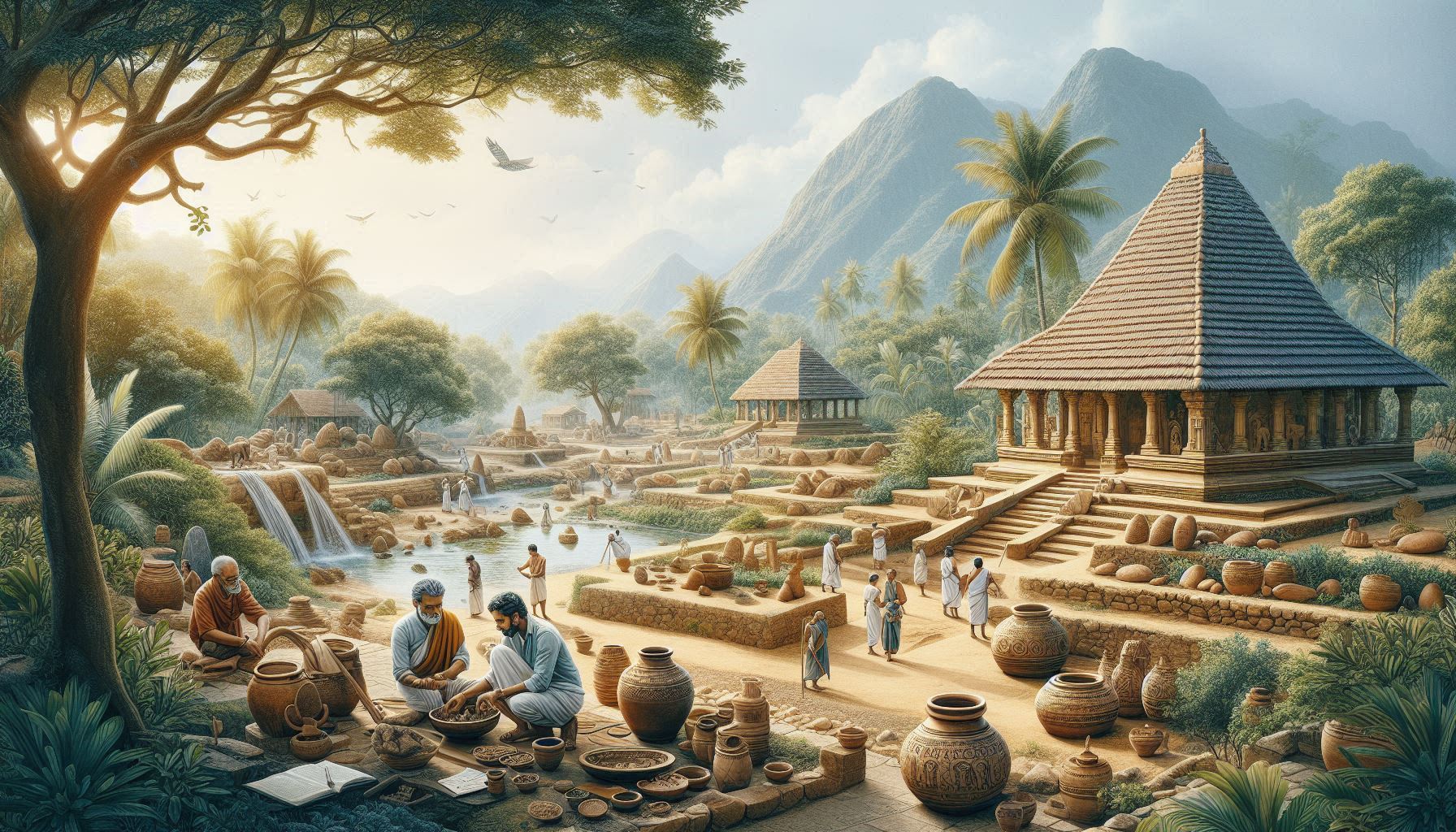 Keeladi (Keezhadi) excavation and artefacts