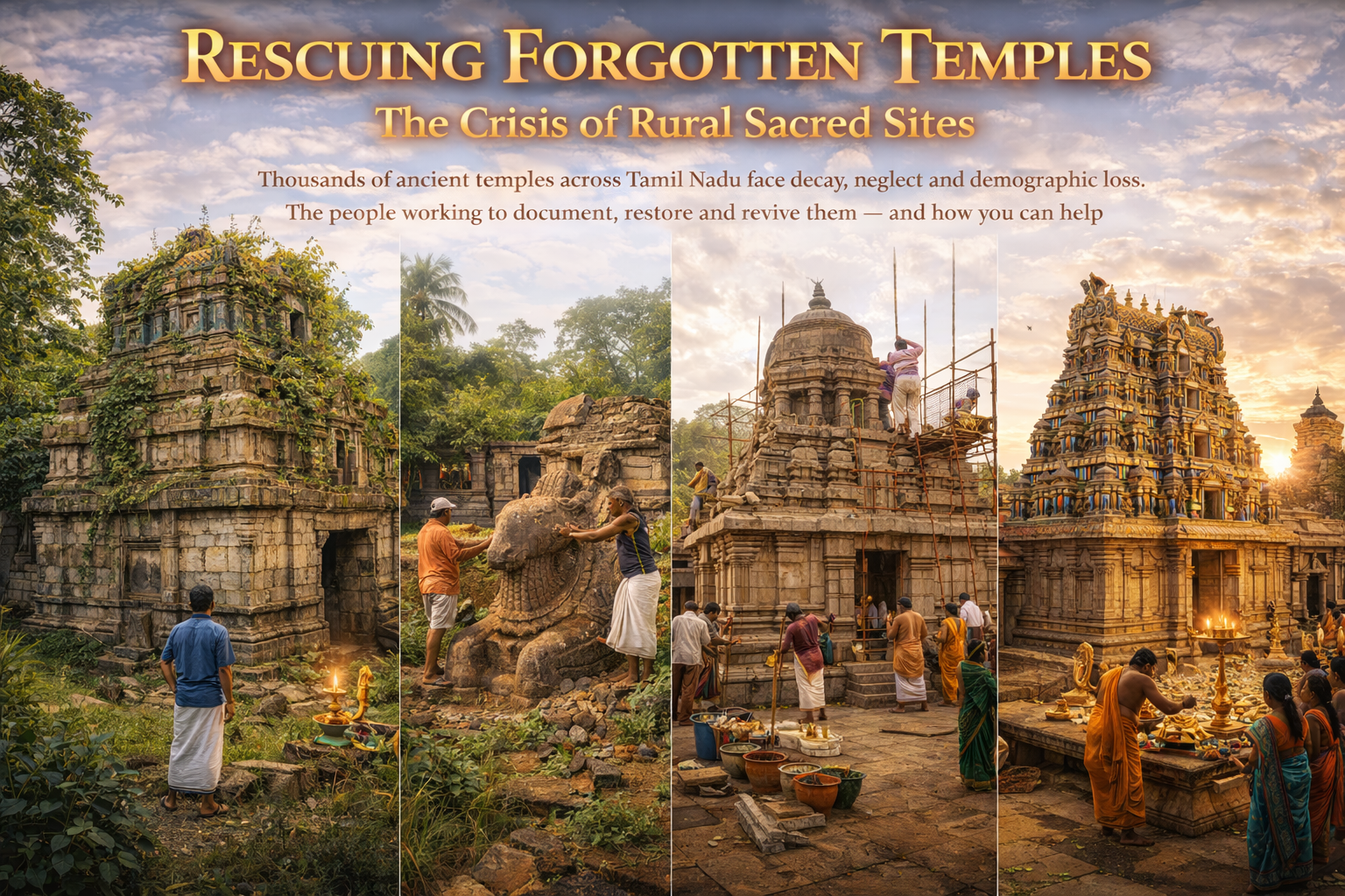 Rescuing Forgotten Temples — The Crisis Facing Tamil Nadu's Rural Sacred Sites
