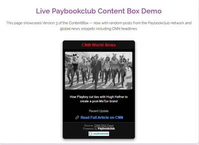 ContentBox Demo
