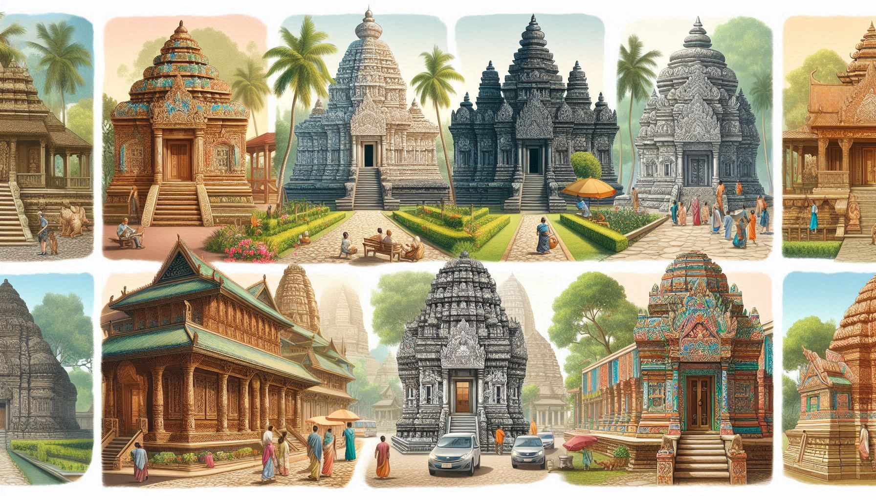 Tamil temples architecture
